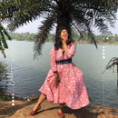 Vani Upcycled Fit & Flare Dress