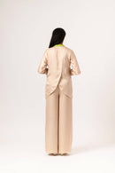 Ecru Green Full Sleeve Women Shirt