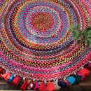 Use Me Works Round Handmade Rug