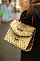 Saanjh Straw & Coco Fabric Baguette