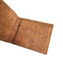 VEGAN COCONUT LEATHER CLASSIC MEN WALLET - BROWN