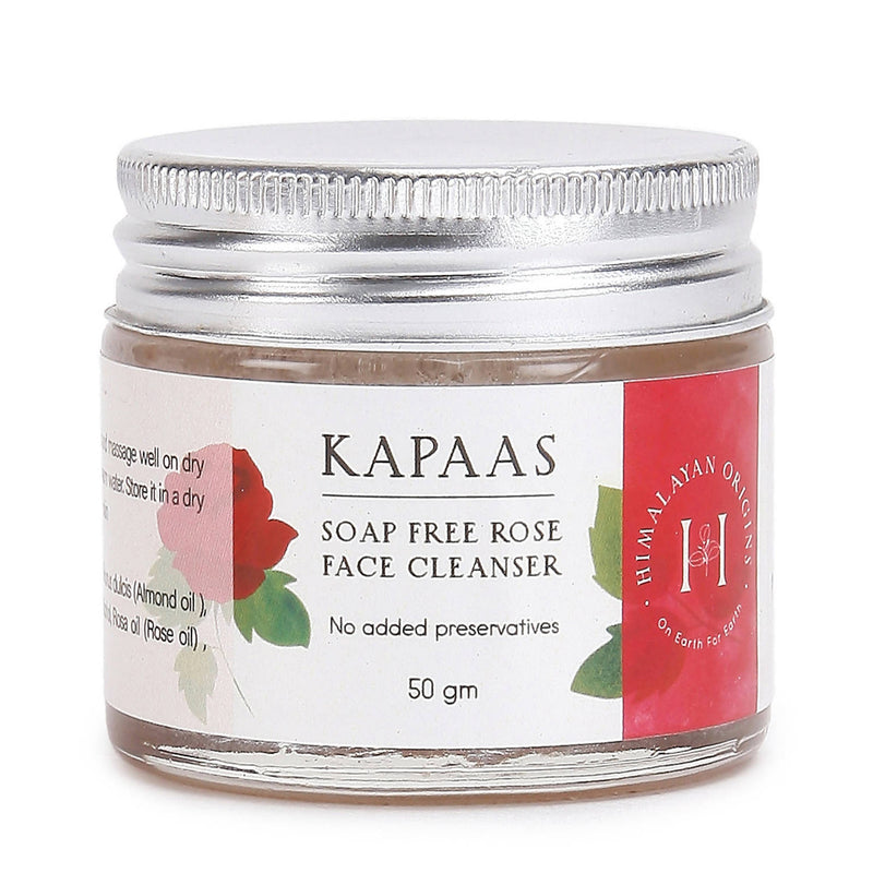 Zero waste Kapaas Soap Free Rose Face Cleanser