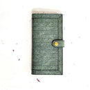 VEGAN COCONUT LEATHER YASTI WALLET - GREY