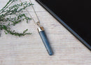 Original Unisex Kyanite Pendant In Silver