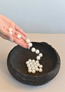 Hohmgrain Home Décor Dark Brown Recycled Canadian Pine Wood Charred Bowl