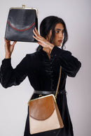 X Feet Above Ethically Made Miranda Clasp Bag